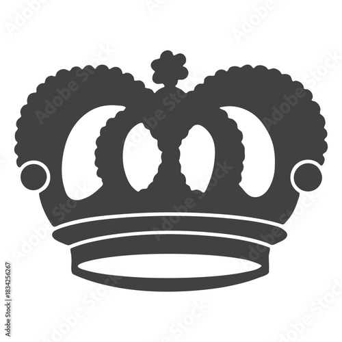 Crown design top arches icon