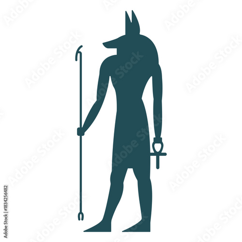 Egyptian gods seth silhouette