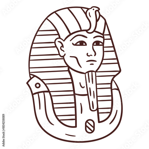 Egyptian symbol mummy stroke