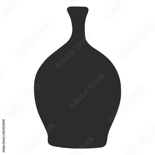 Vase style squat lekythos silhouette