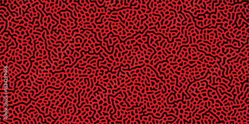 Abstract truing organic wallpaper Turing reaction diffusion monochrome seamless pattern .Monochrome Turing reaction background .Natural seamless line pattern. Linear design with biological ..