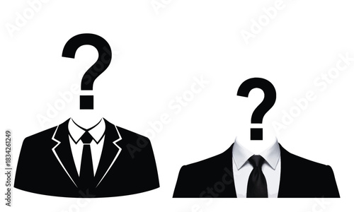 Man of Mystery Unanswered Questions Corporate Icon