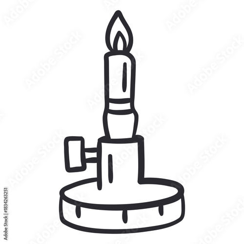 Bunsen burner stroke