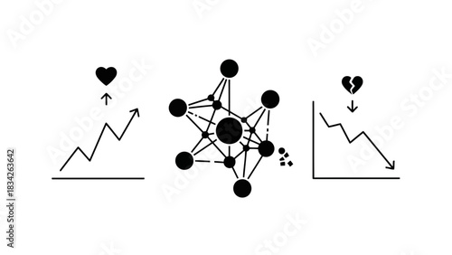 Heart health trends and network connections