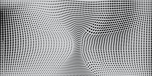 Yellow halftone pattern. Retro comic gradient background. Bright orange pixelated dotted texture overlay. Cartoon pop art faded gradient pattern. Vector backdrop for poster, banner, advertisement