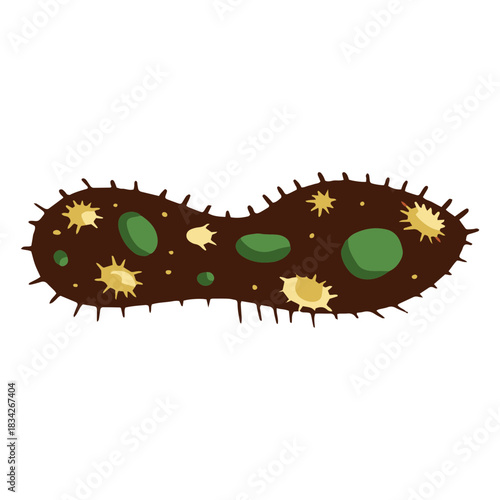 Germ bacterium illustration