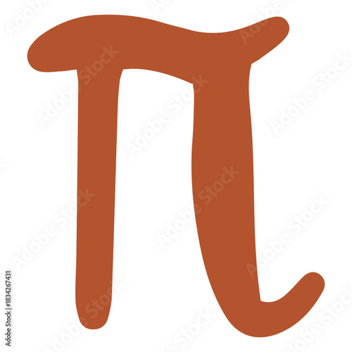 Greek pi flat