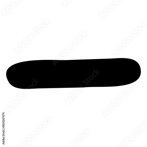 Hyphen punctuation stroke