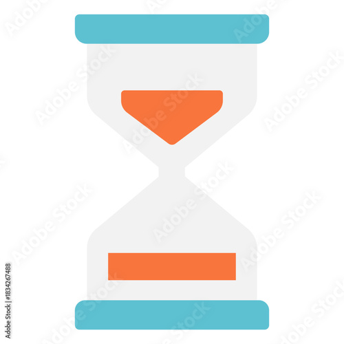 Hourglass flat icon