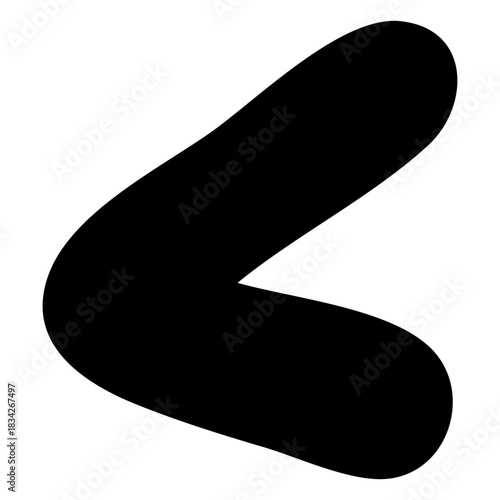 Less than symbol stroke