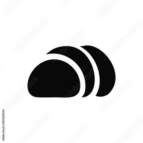 Restaurant interior scene with dining tables and chairs silhouette style