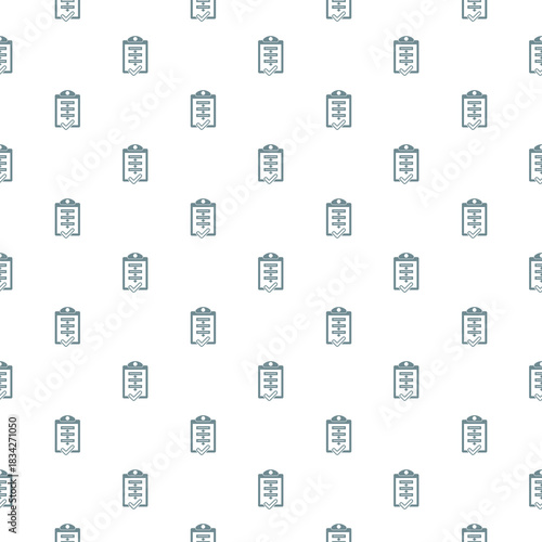 Procedure seamless pattern isolated on white background
