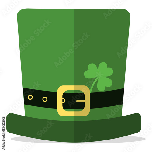 Saint patricks hat illustration