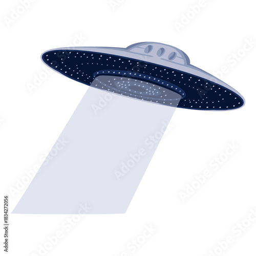 Ufo alien illustration