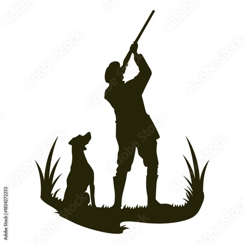 Hunting hunter aiming