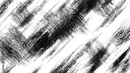 Rough abstract grunge background with diagonal black brush stroke design Vector, illustration