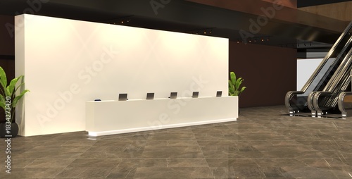 Cuadro en lienzo Welcome desk