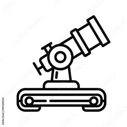 Industrial Riveting Machine Assembly Line Icon