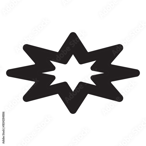 sale sticker icon, price tag, starburst, quality mark, sunburst badges, retro stars. Starburst speech bubbles or attention grabber, dualtone icon, abstract
