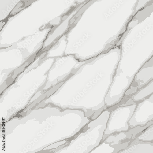 White marble texture with gray veining. Seamless pattern for design elements. Interior design materials.
