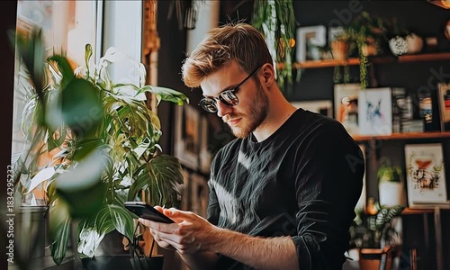 Green Focus – Workspace Frame from Nature-Infused Digital Lifestyle & Mindful Productivity Video