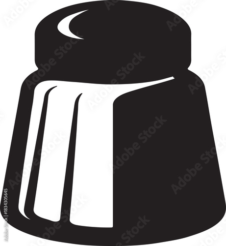 Salt Shaker Silhouette Vector