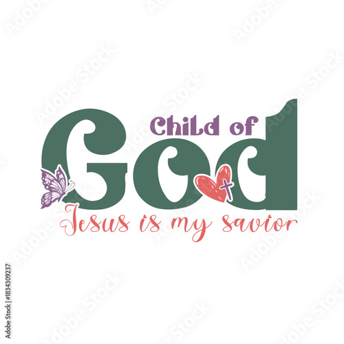 Christian Quote –  Inspirational Religious Typography