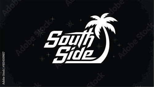 South Side Palm Tree Logo Design.