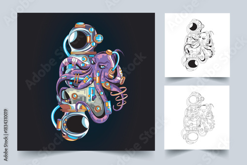 The process of creating a cute cat logo