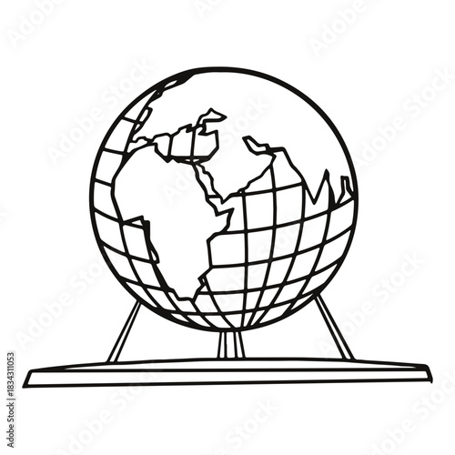 Large planetary globe