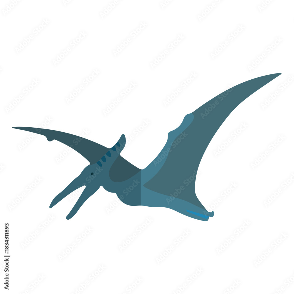 Φωτογραφία Blue pterodactyl flat