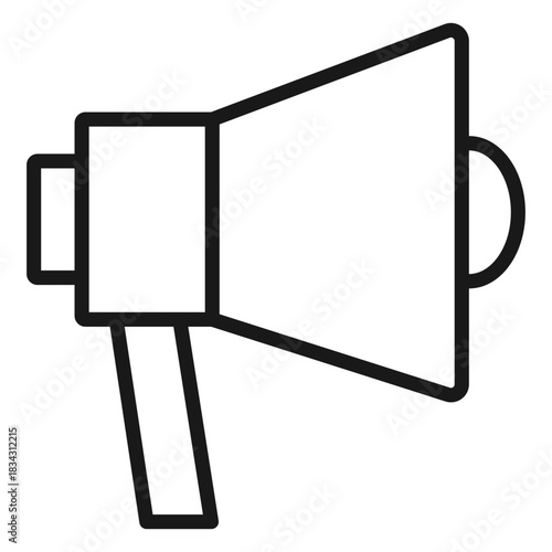 Directors megaphone stroke