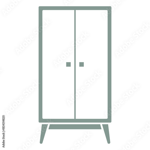 Cabinet furniture silhouette