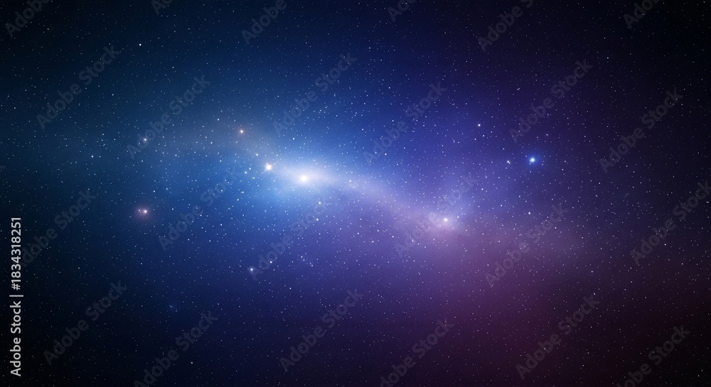 Fototapeta premium Stunning ethereal deep space nebula with myriad stars for cosmic wonderment
