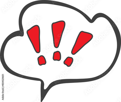 감정표현을 나타내는 말풍선