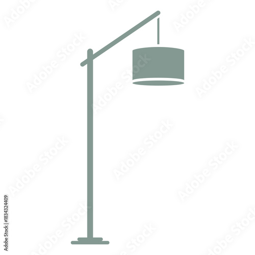 Lamp shade furniture silhouette
