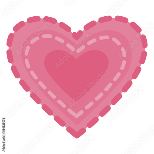 Nice heart trailprint