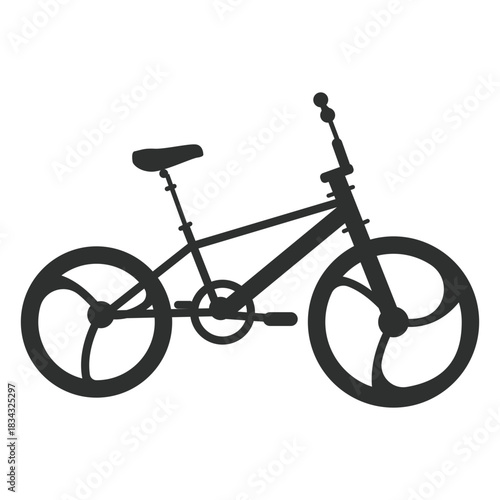 Bmx bike silhouette