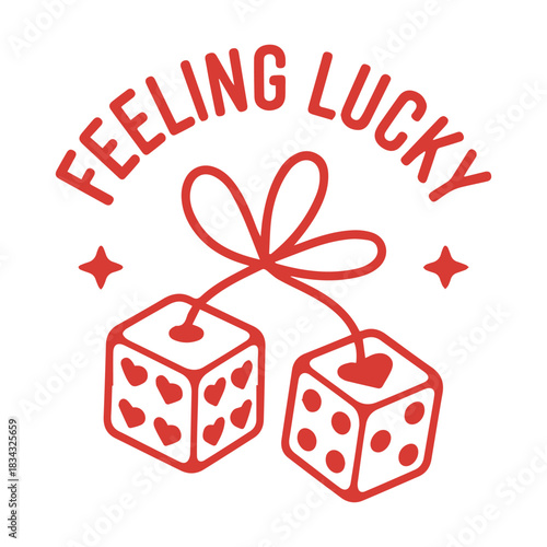 Feeling Lucky SVG Retro