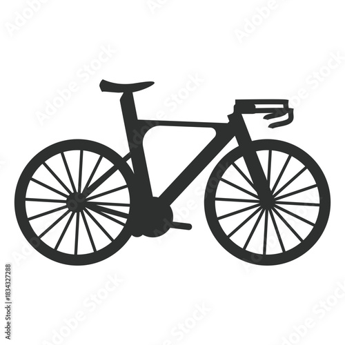 Road bike silhouette