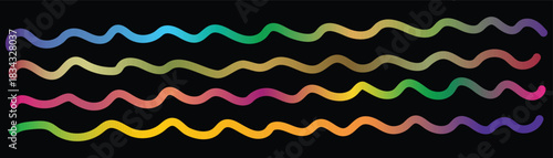 Abstract geometric composition with bold color accents and minimalist typography