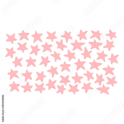 Pink stars pattern