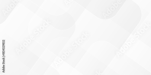 Vector minimal tech gradient white, gray creative triangle geometric technology space. rectangle randomly arranged white line background. paper web overlap presentation design.