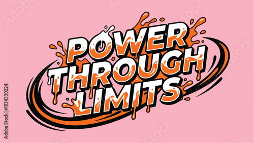 Power Through Limits: Motivational and Inspiring Graphic Design.