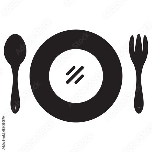 breakfast dualtone icon. 