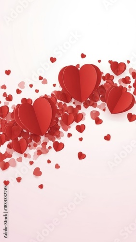 Romantic heart design for valentine's day and love-themed celebrations