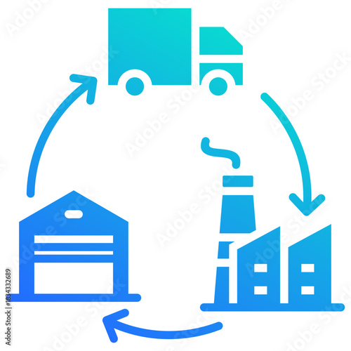 Supply Chain Icon