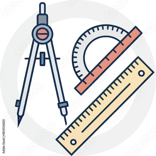 Collection of Model Making Tools Vector Icon Set