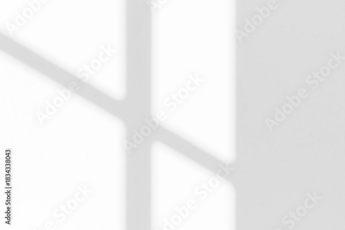 Shadow overlay effect. Abstract window shadows on white/transparent background.