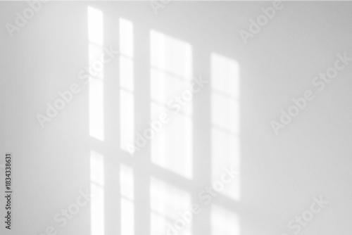 Shadow overlay effect. Abstract window shadows on white/transparent background.